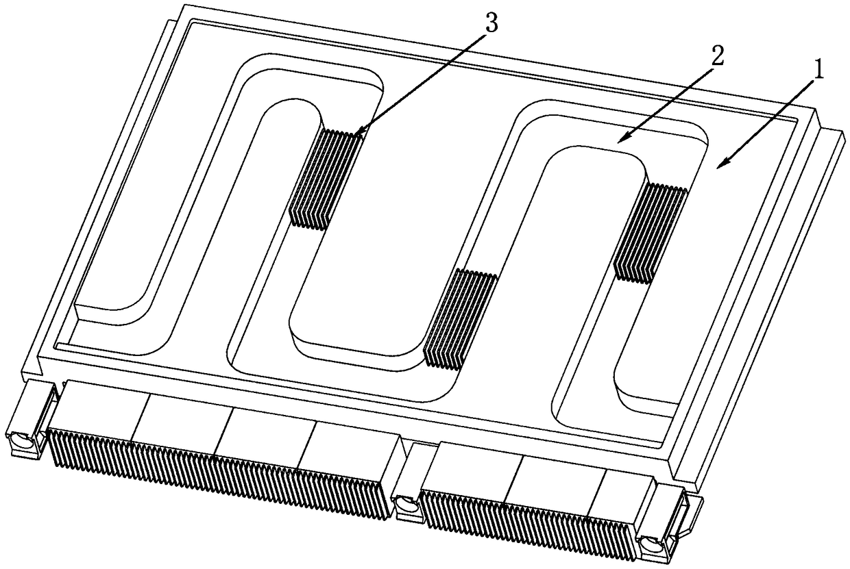 Rapid-conduction indirect liquid cooling heat radiation structure combining with micro-channel