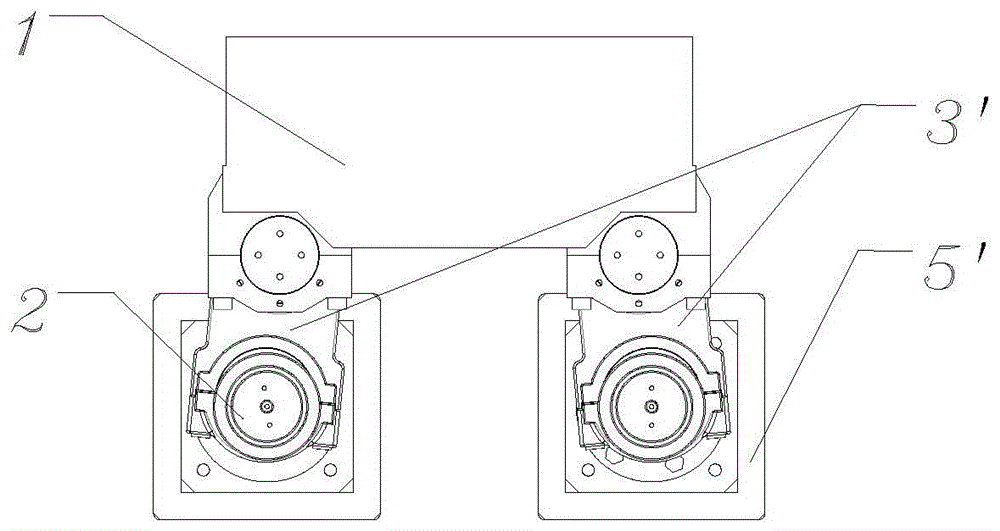 A driving device for a moving platform and its working method