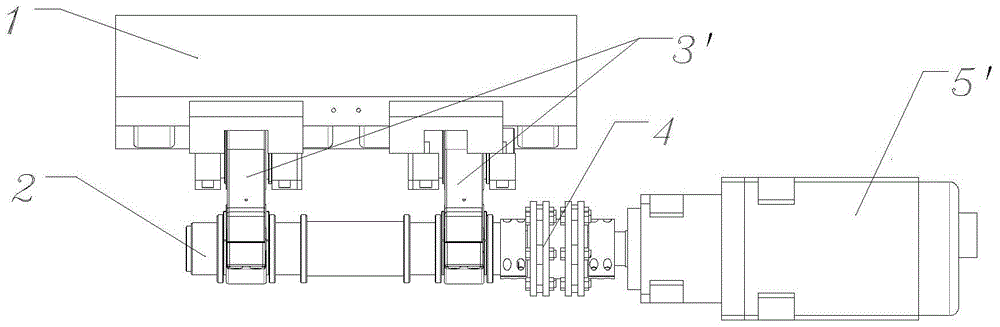 A driving device for a moving platform and its working method