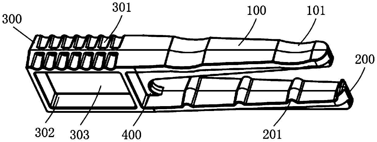 Cable support and machining die thereof