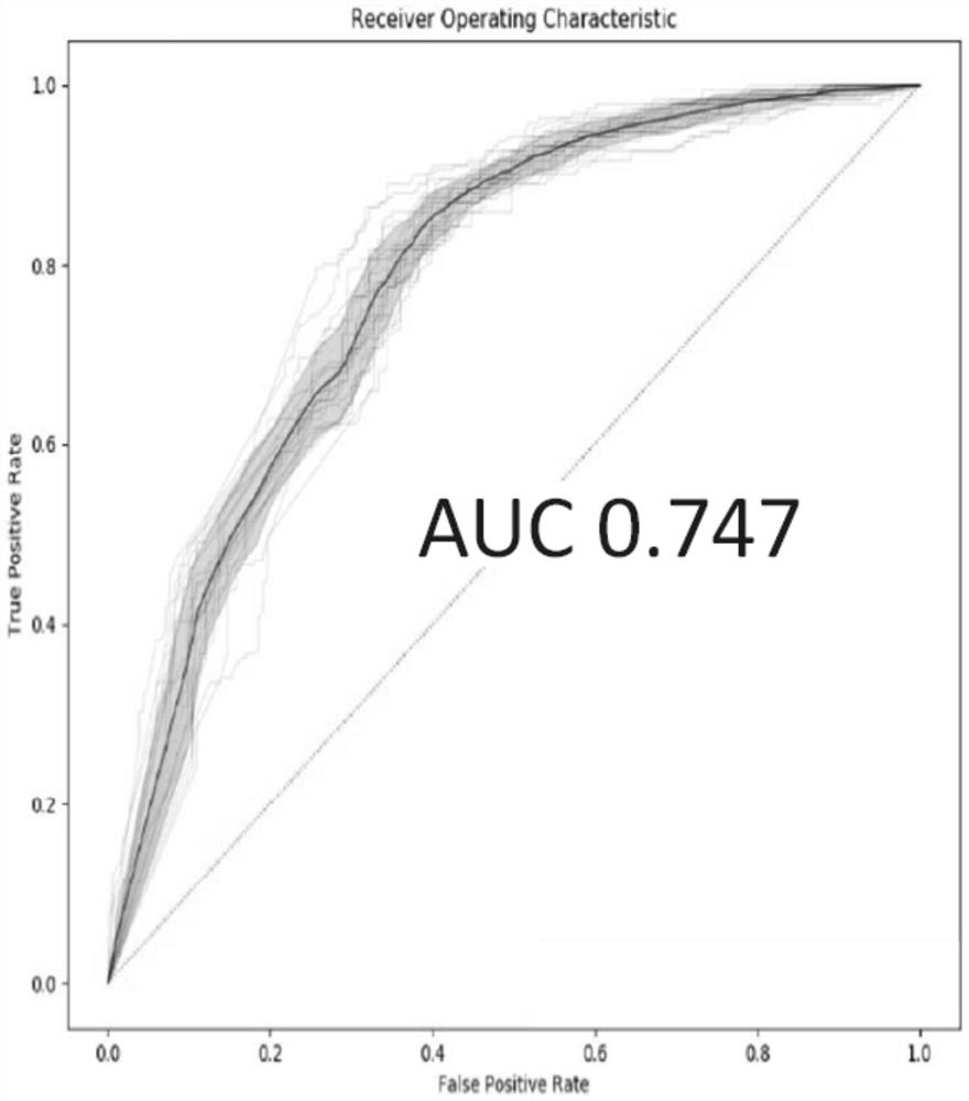 Biomarker for typing non-small cell lung cancer, and application thereof