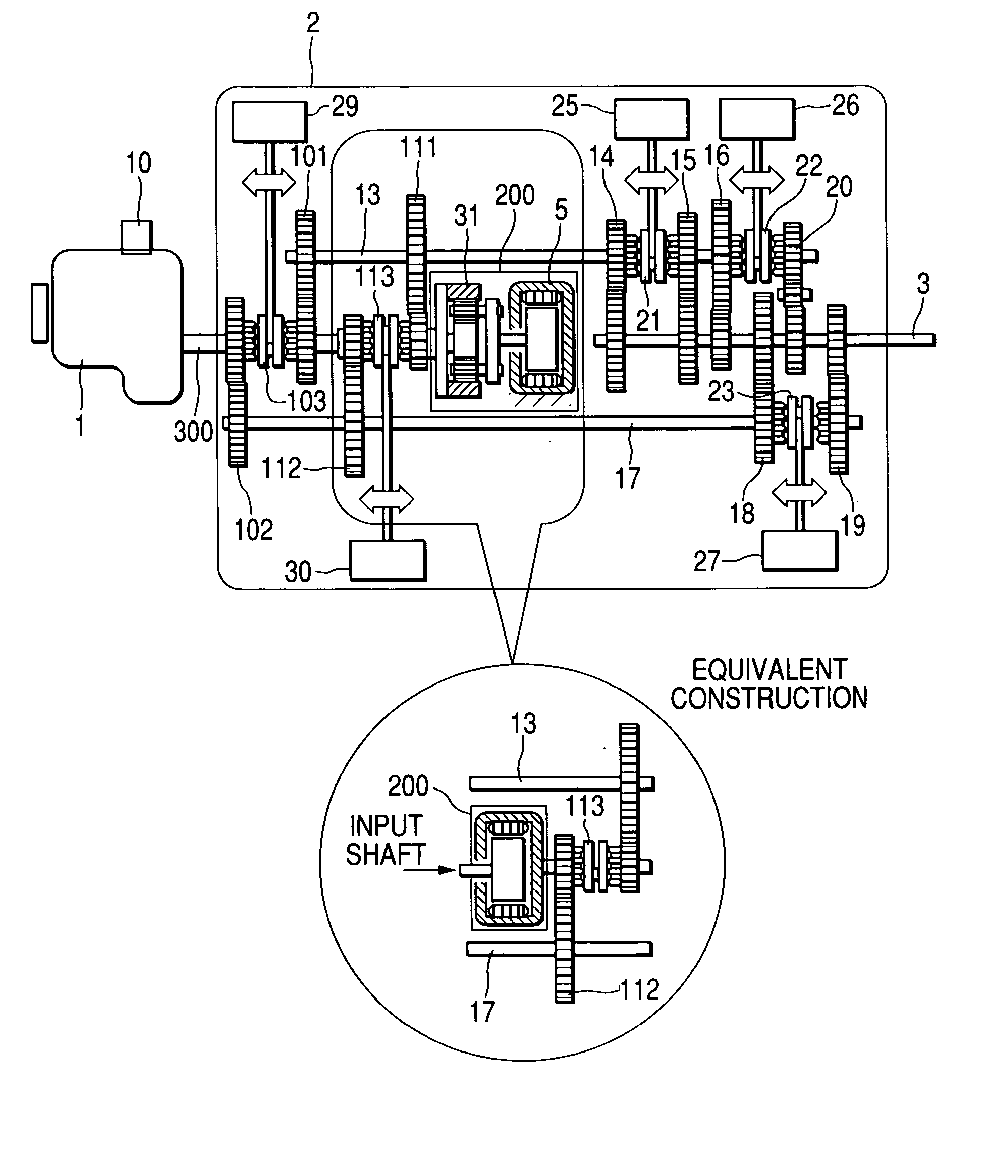 Vehicular drive system and driving method