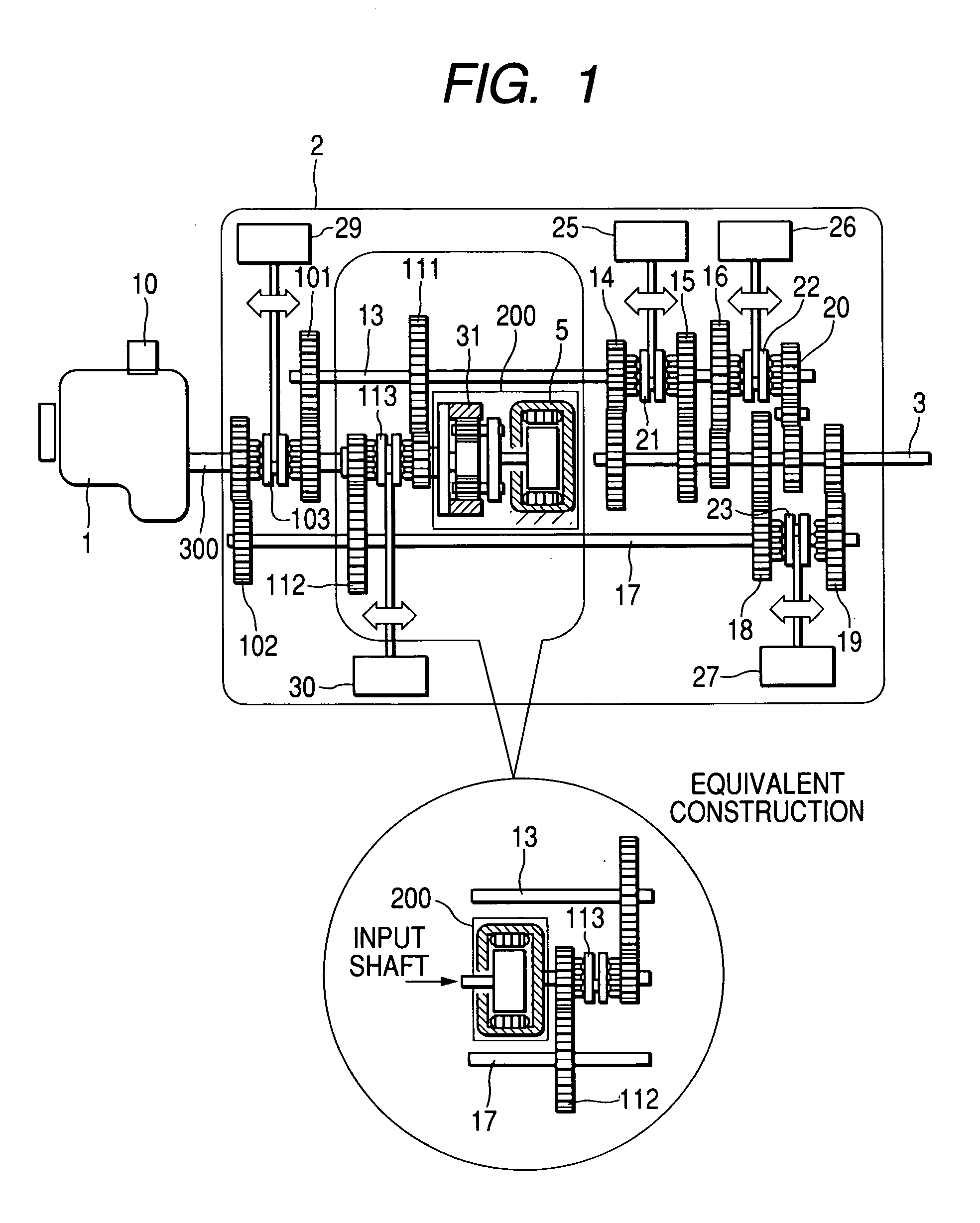 Vehicular drive system and driving method