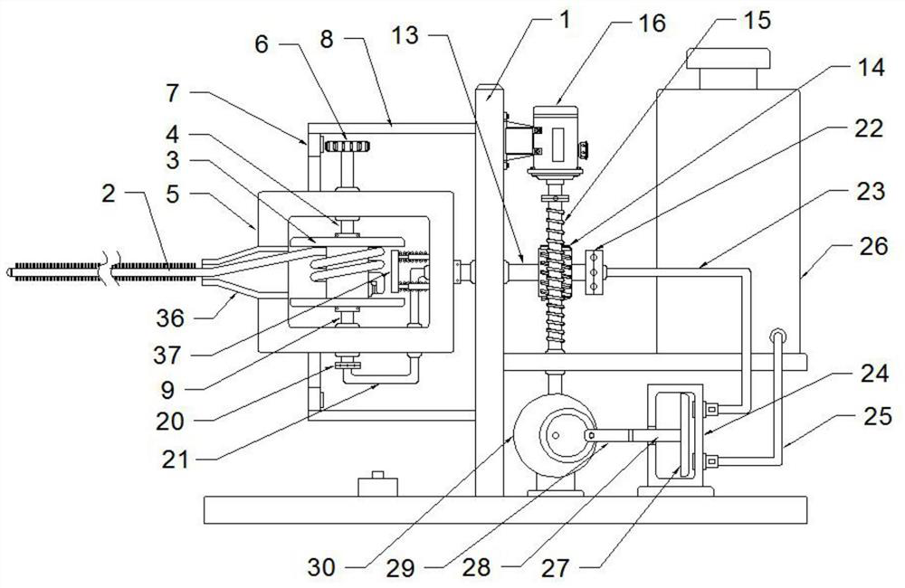 A device and method for cleaning and scraping the inner wall of a geothermal pipe