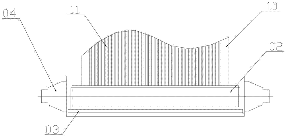 Extrusion die head adjusting device