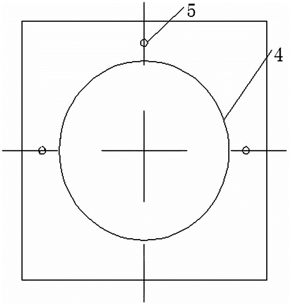 Reinforced concrete structure hollow thin wall pier type steel frame column and construction method thereof