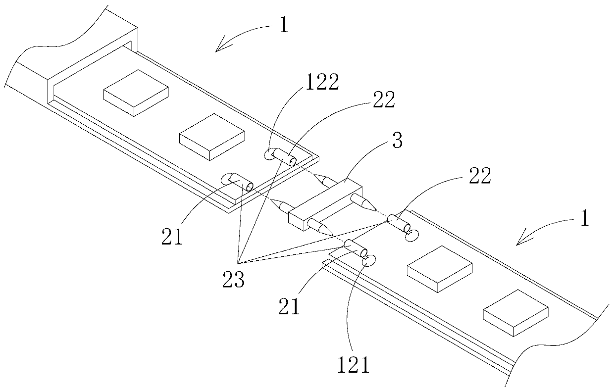 Flexible LED lamp strip with shearable connecting conductor