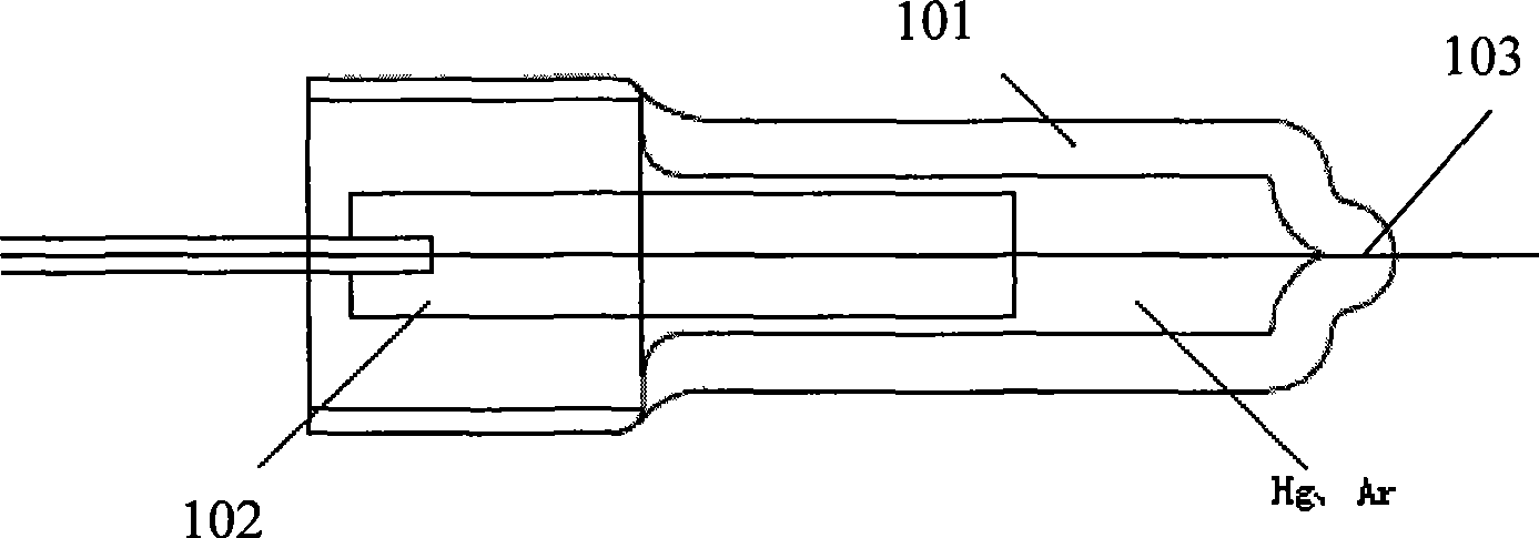 Metal halide lamp and UV bubble structure thereof