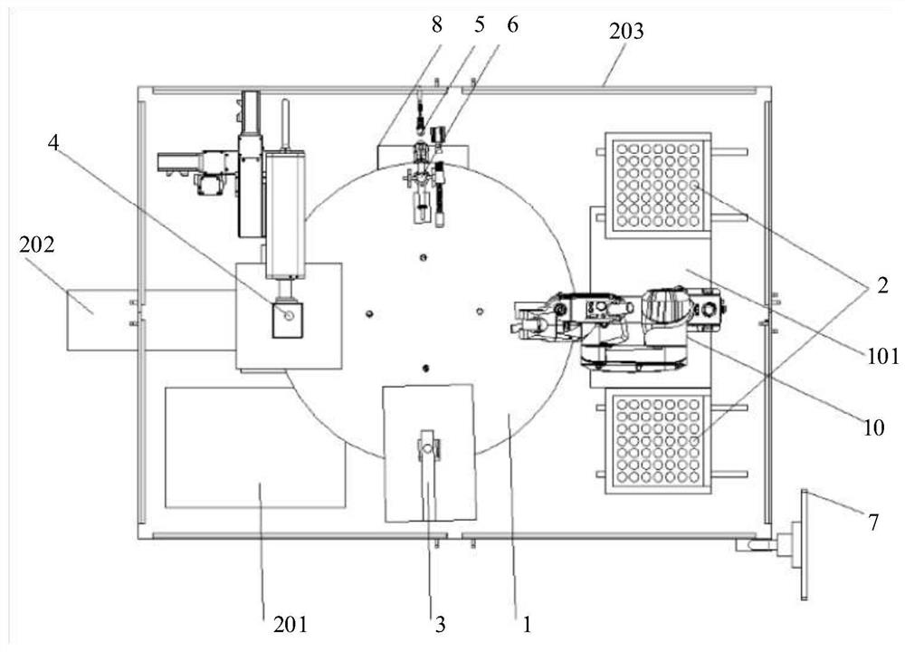 Automatic egg breaking machine