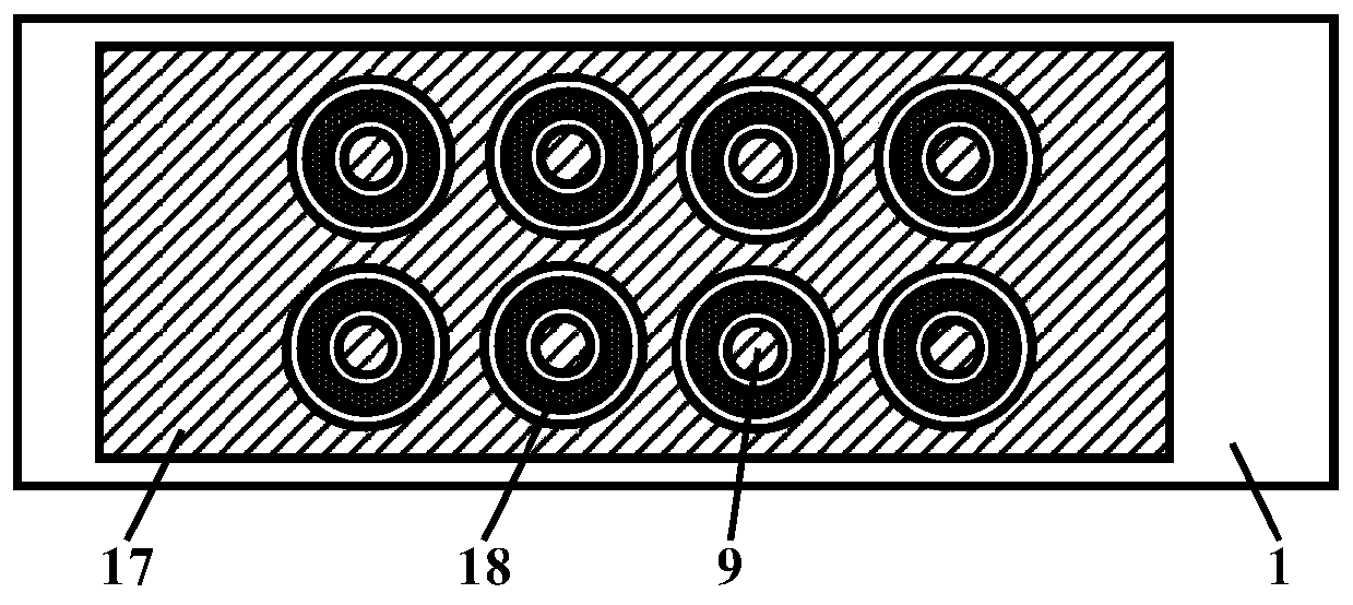 Light-emitting backlight source of asymmetric ring oblique convex surface cathode staggered cover layer arc gating structure