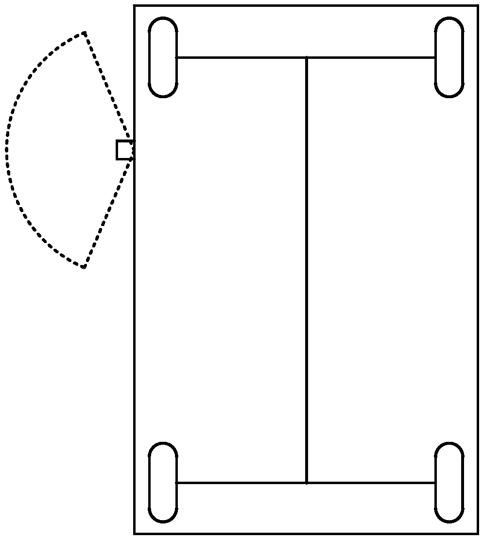 Automobile door opening collision-prevention device and method