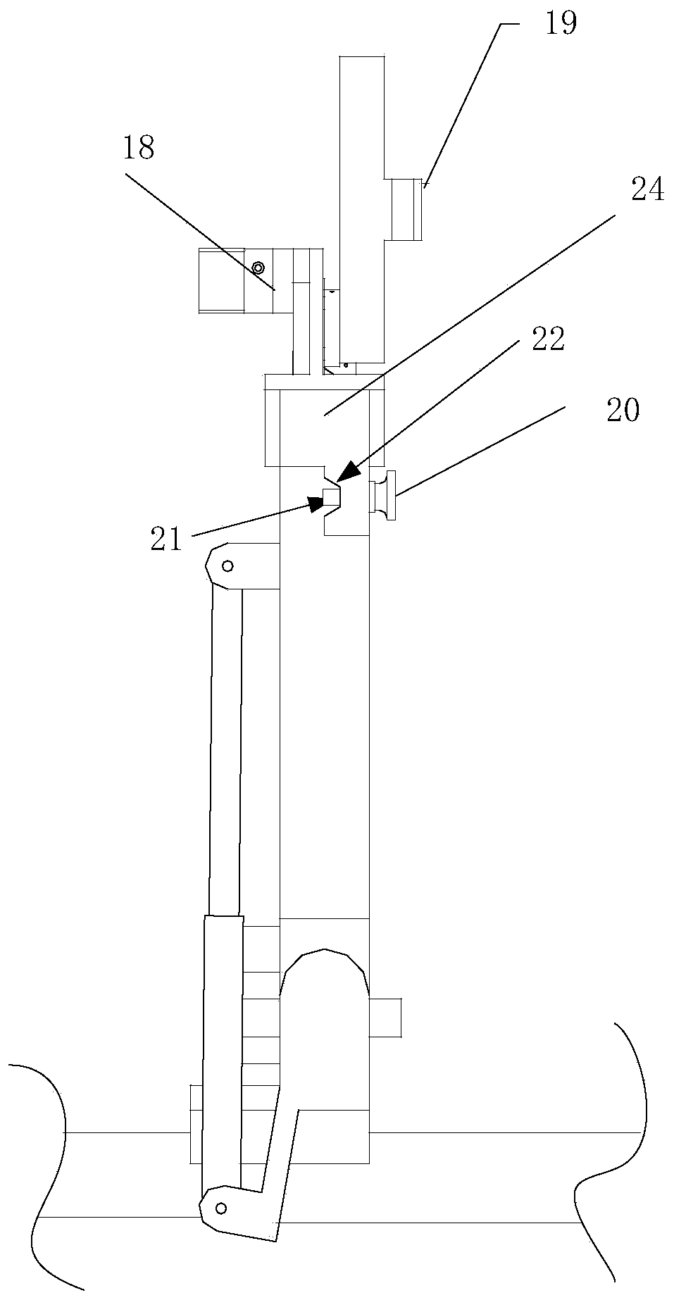 Double-gantry surgical robot used for joint replacement based on bone surface coordinate mapping