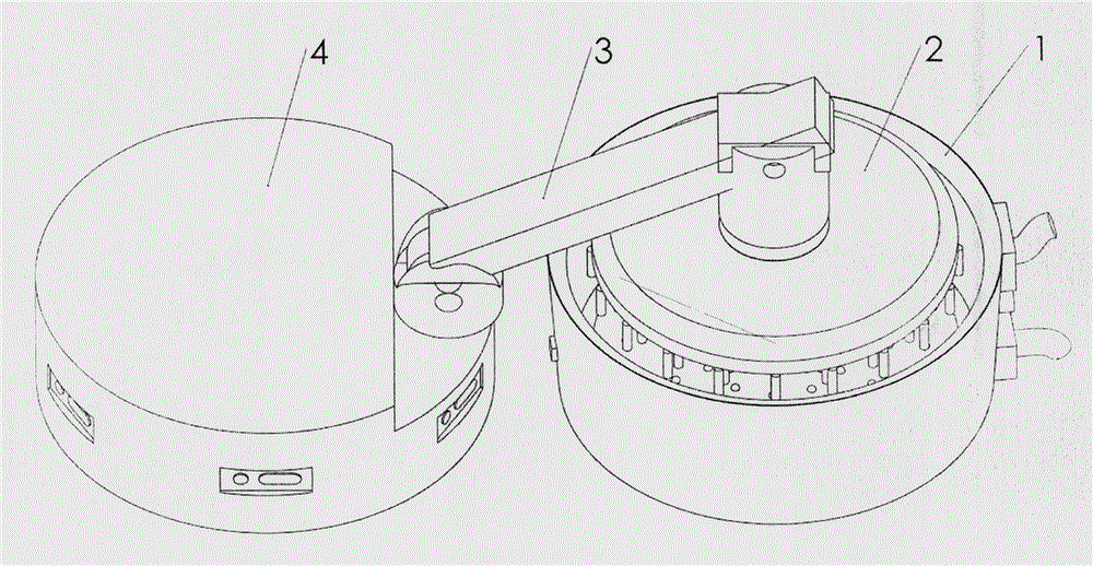 Cleaning mechanism combined with floor mopping robot