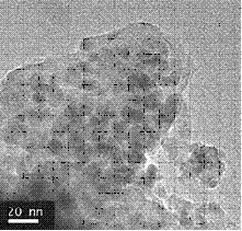 Method for preparing polyaniline/ferroferric oxide electromagnetic composite material