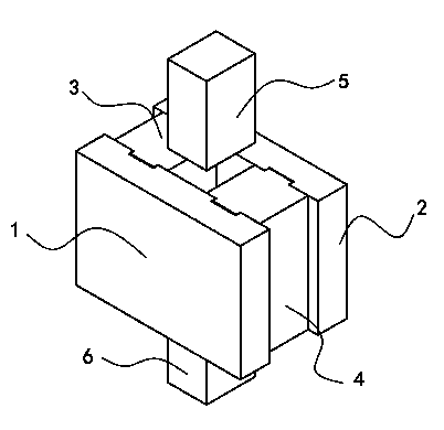 Magnetic material powder forming mold