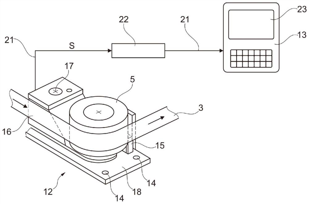 Method and apparatus for monitoring belt tension of a drive belt of a ring spinning machine