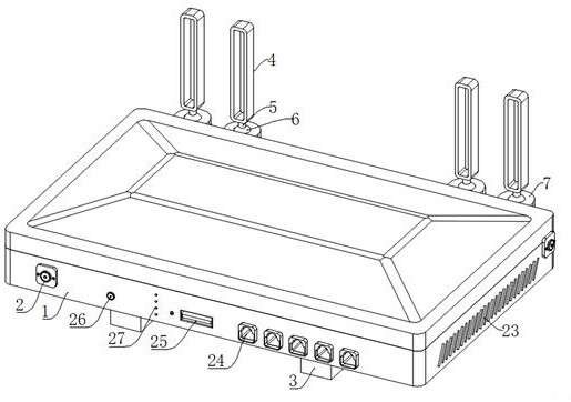 Adjustable smart home antenna