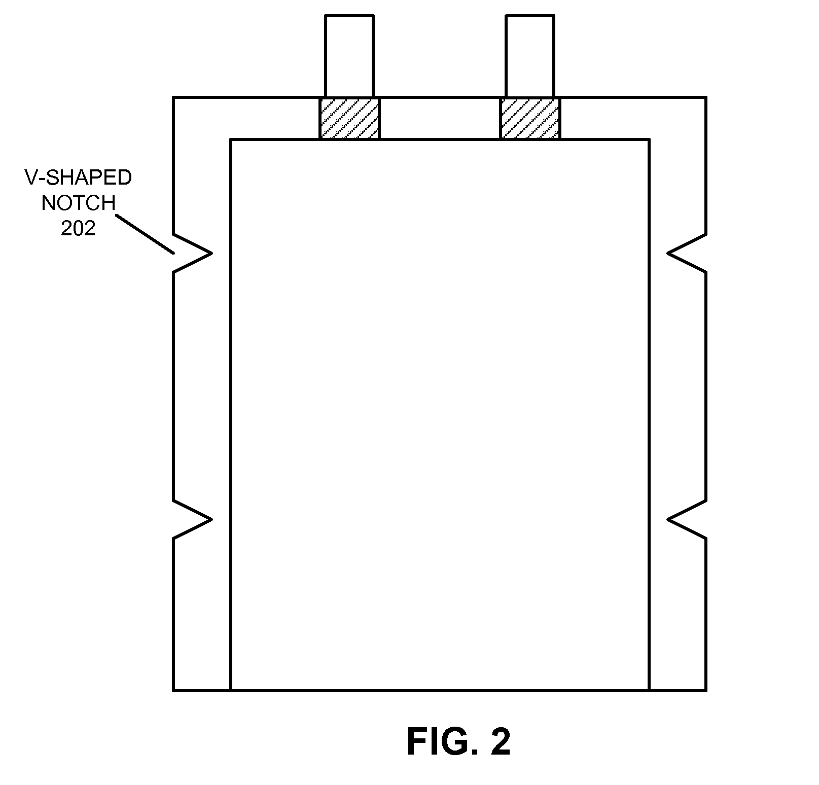 Pressure-relief mechanism to improve safety in lithium-polymer battery cells