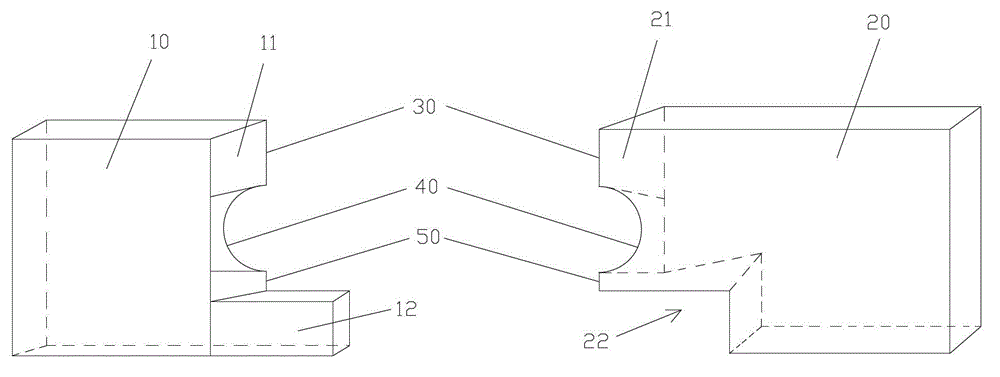 L-shaped peeling knife