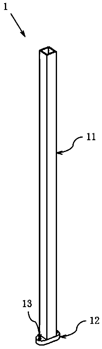 Spliced foldable protective device applied to building construction