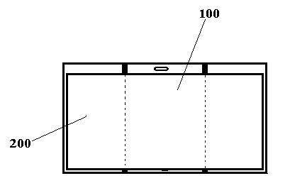 Display screen with size changeable, mobile terminal and realizing method of mobile terminal