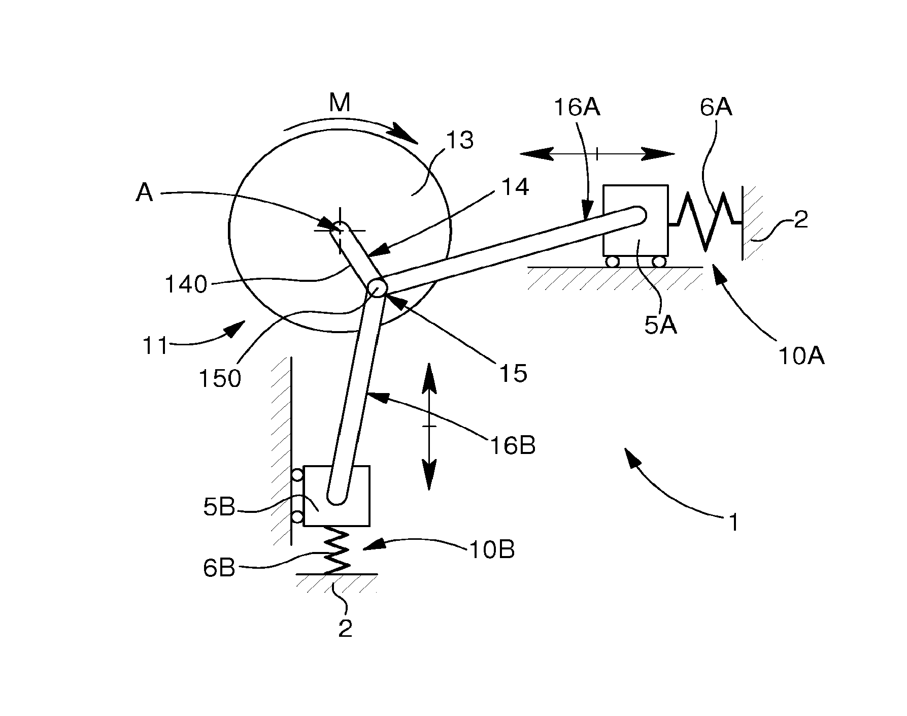 Timepiece oscillator mechanism