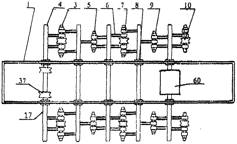 Ship body deviation preventing device