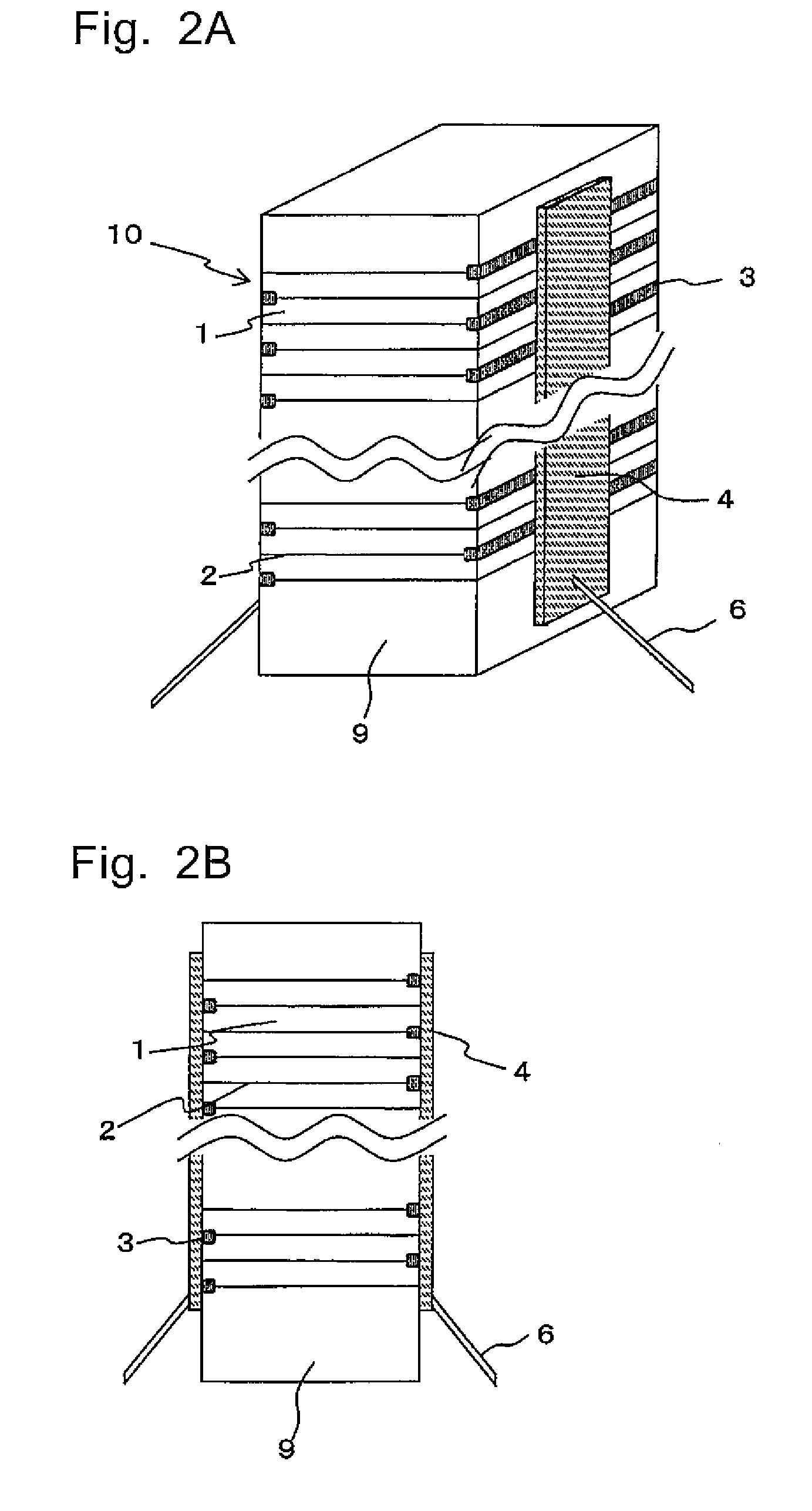 Multi-layer piezoelectric element and method for manufacturing the same