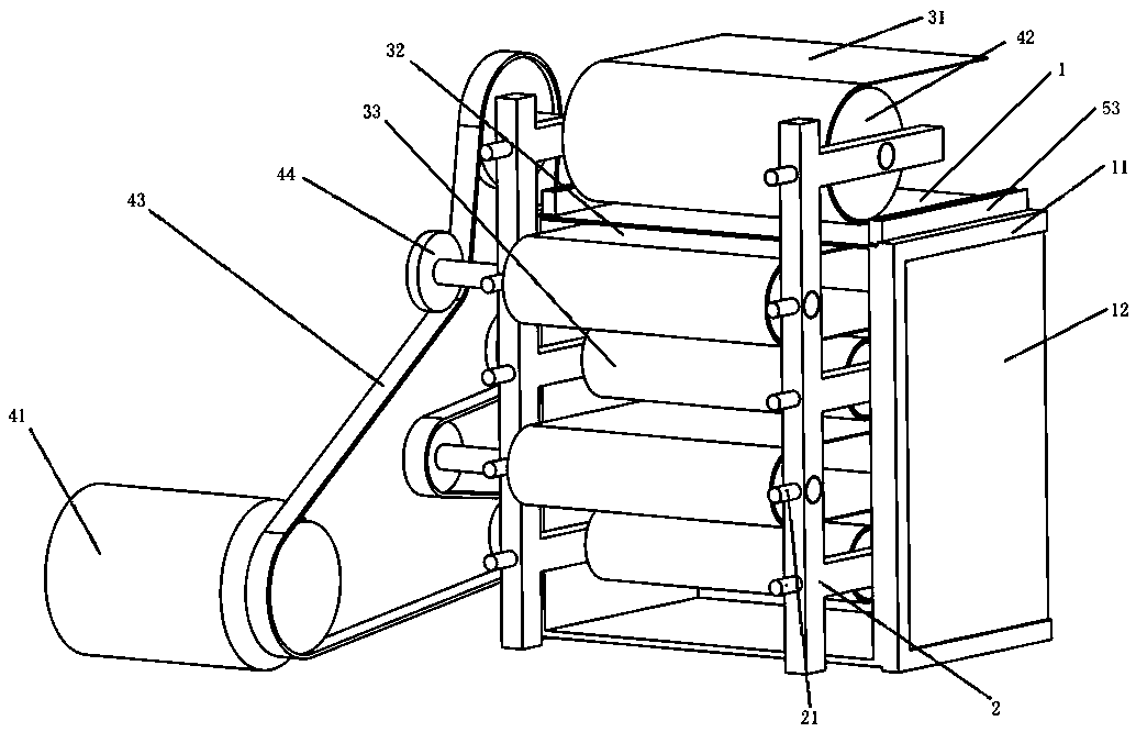 Bean sheet jelly primary pulp transporting and cooling system