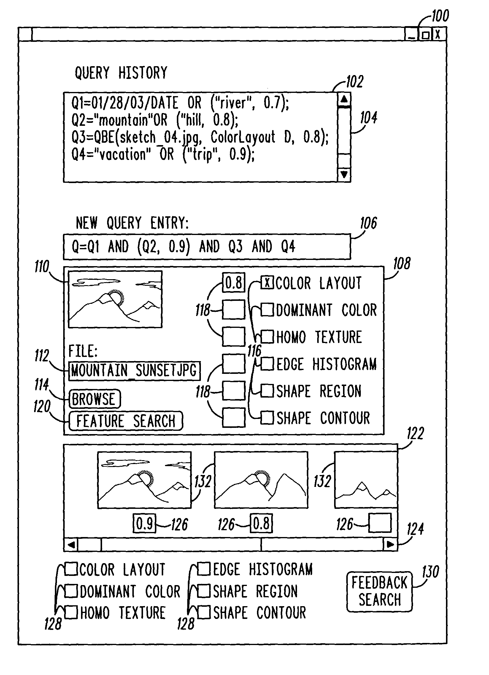 Method for fuzzy logic rule based multimedia information retrival with text and perceptual features