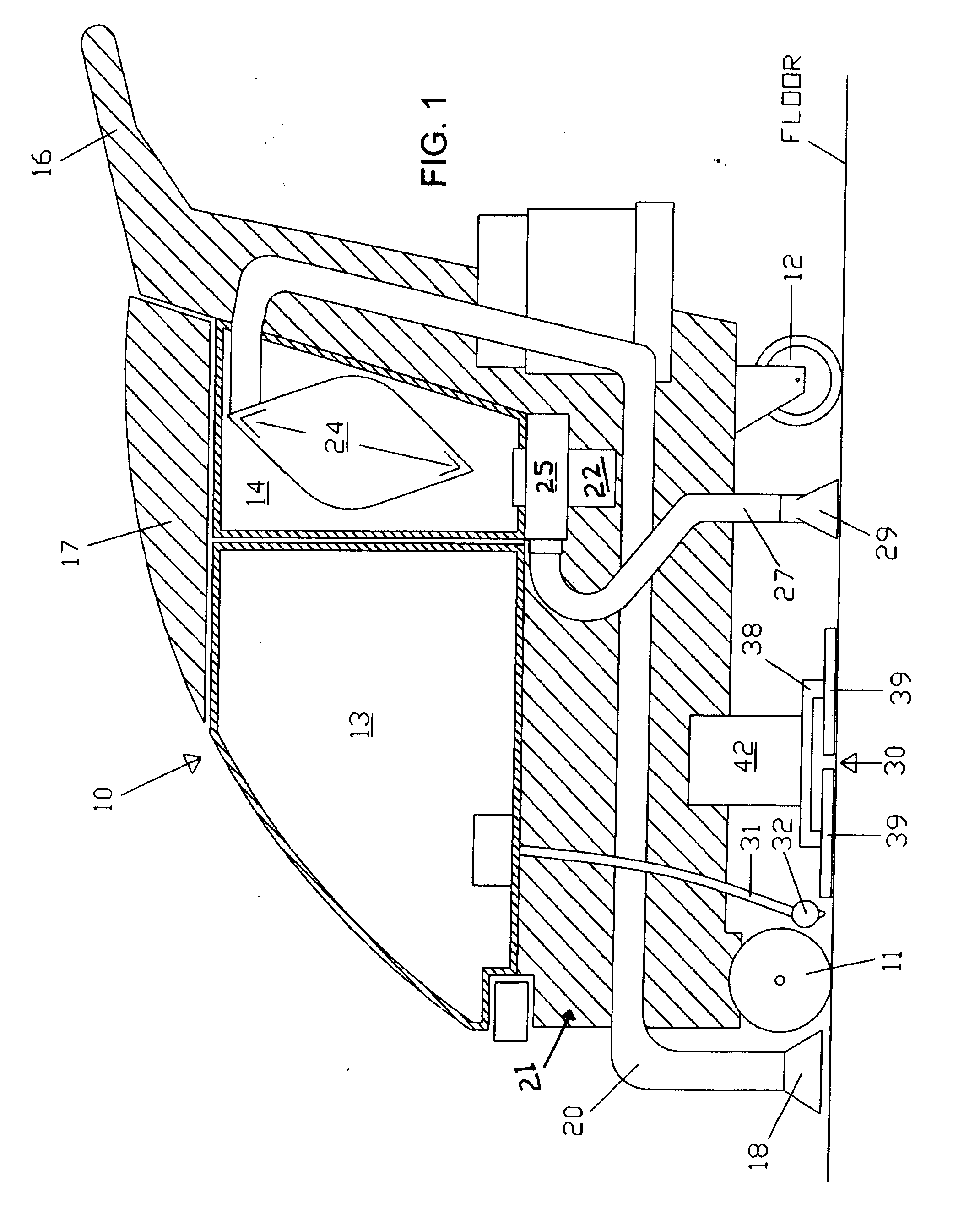 Floor cleaning machine using microfiber pad