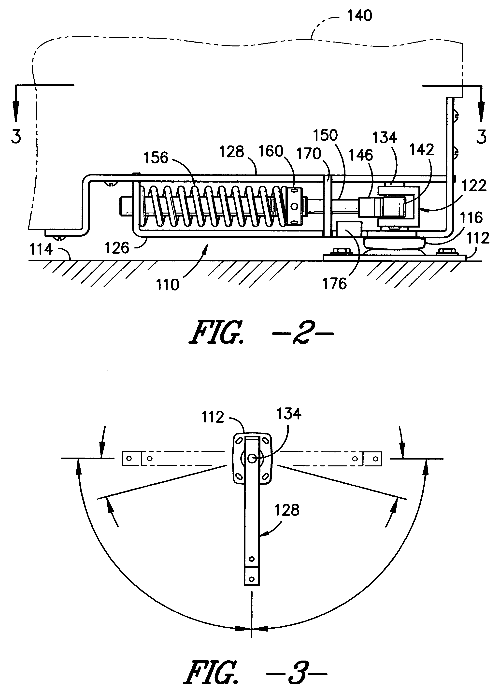 Floor hinge assembly