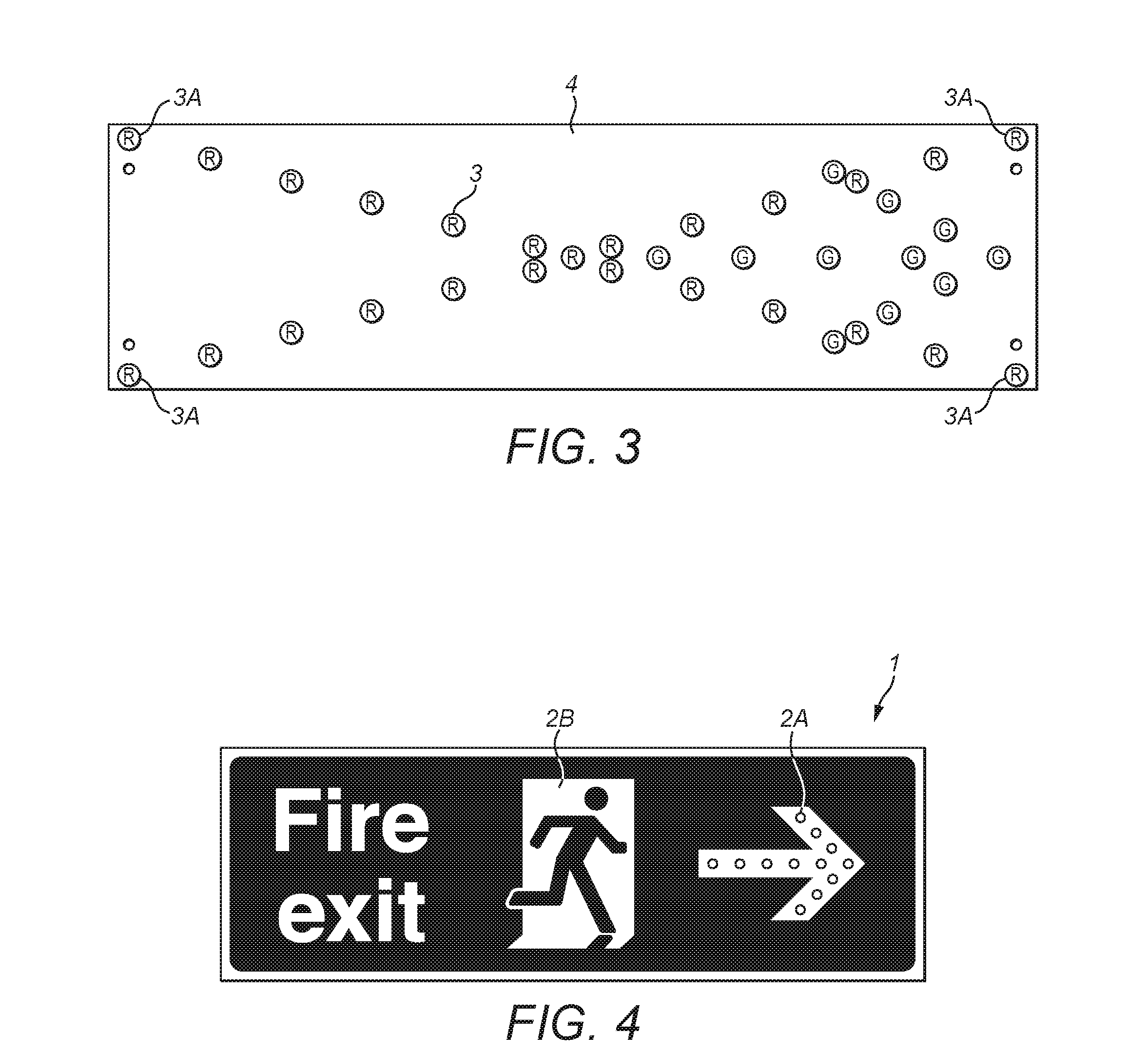 Emergency exit sign