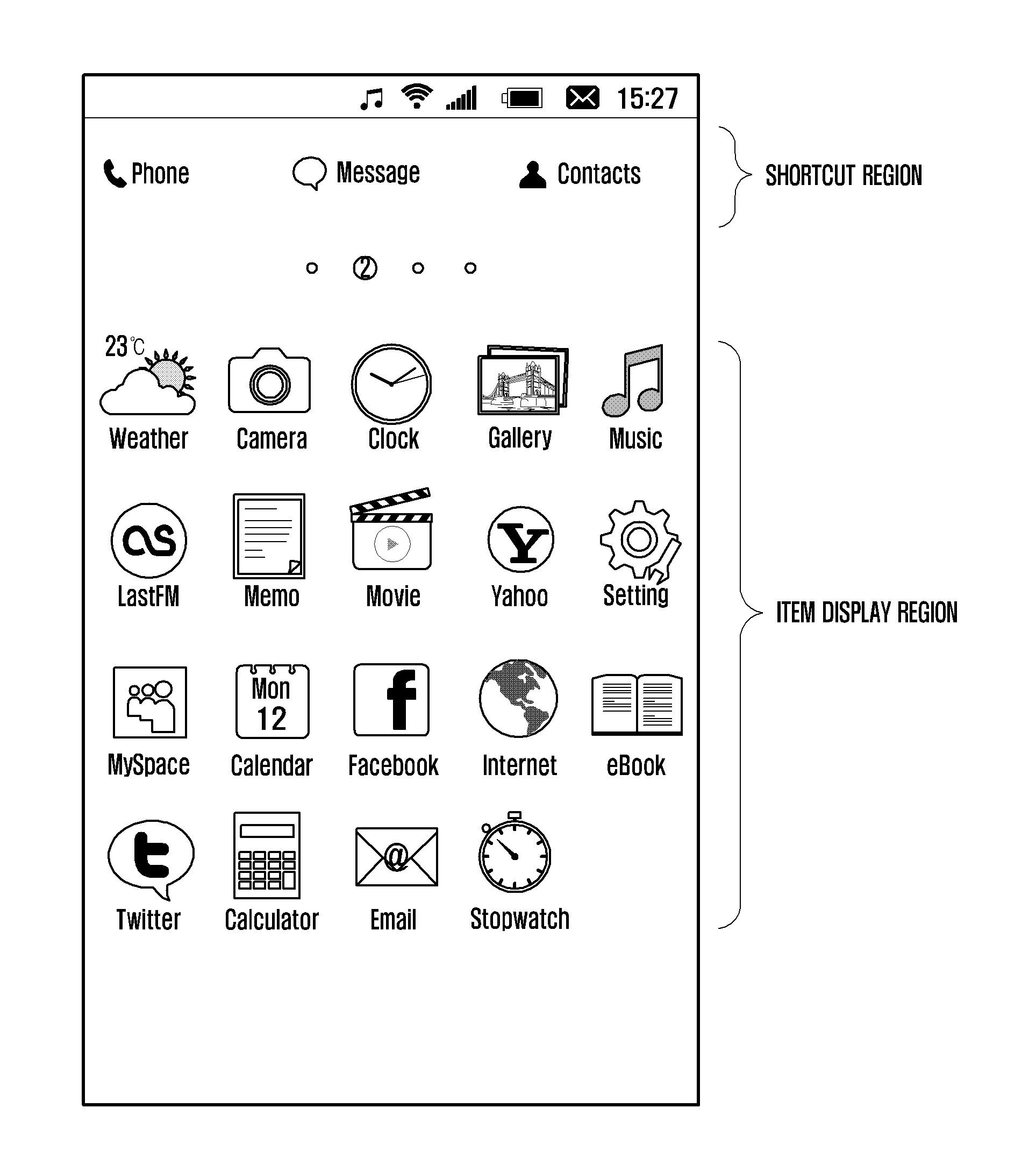 Method and apparatus for editing screen of mobile device having touch screen