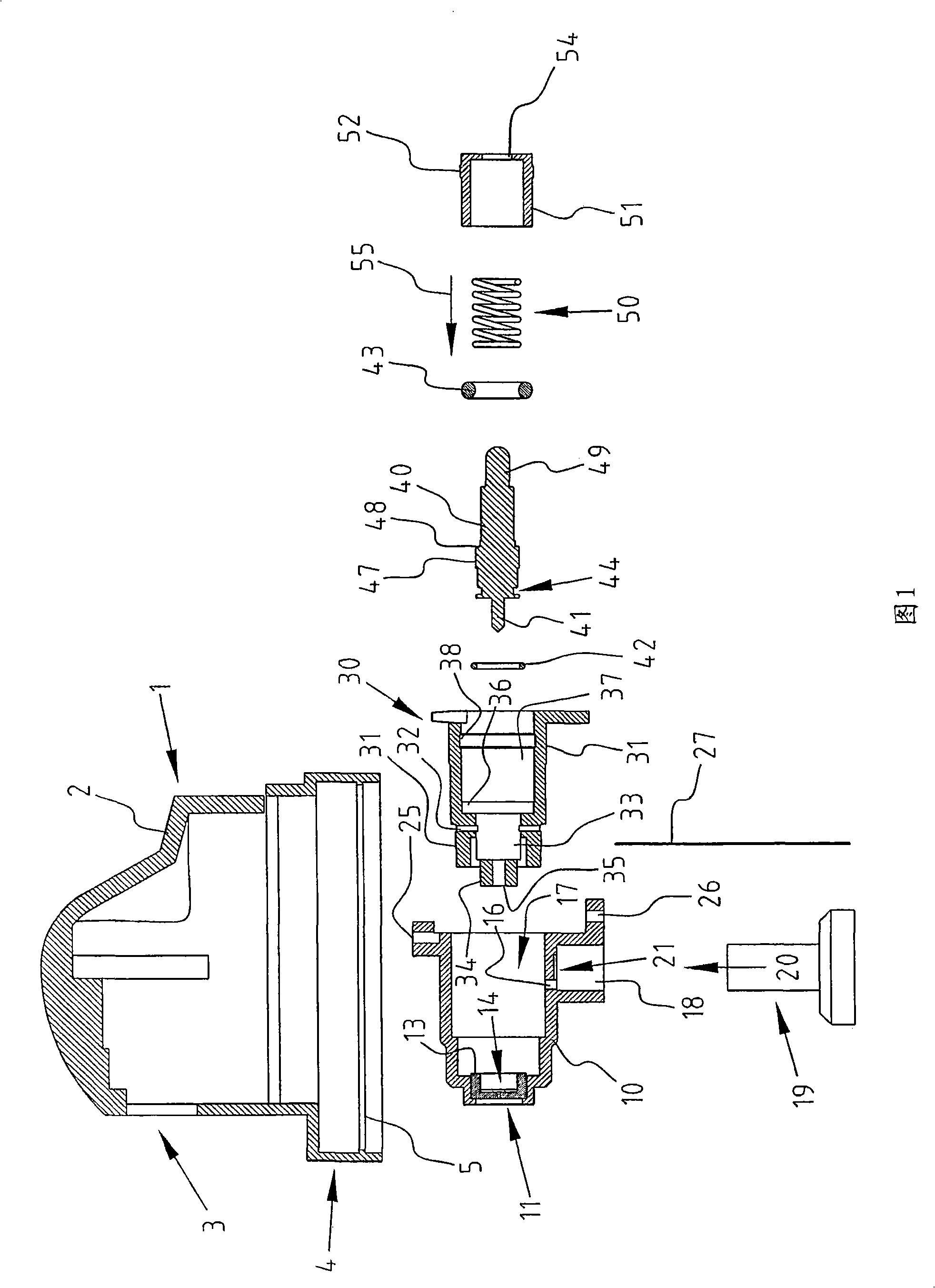 Actuator for a receptacle having a pressurized content and method for spraying a pressurized content