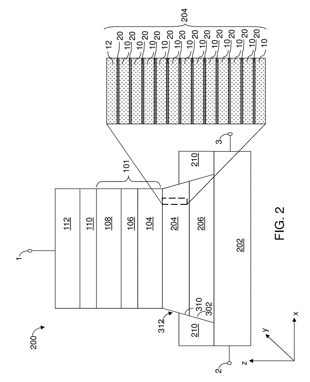 Spin orbit torque magnetoresistive random access memory containing composite spin hall effect layer including beta phase tungsten