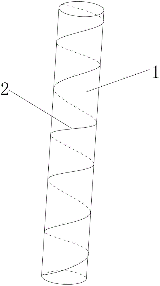 Hollowed-out fishing pole and manufacturing method thereof