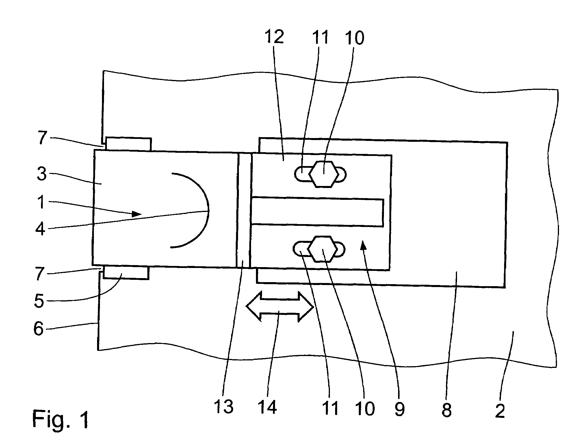 Vehicle headlight housing connection structure