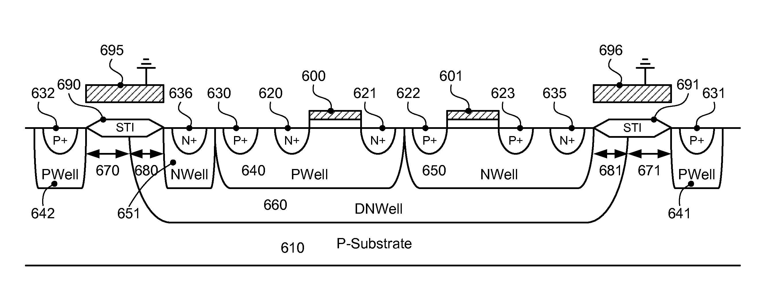 High-voltage MEMS apparatus and method