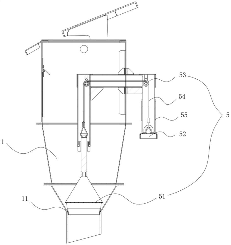 Material conveying system with automatic loading and unloading functions