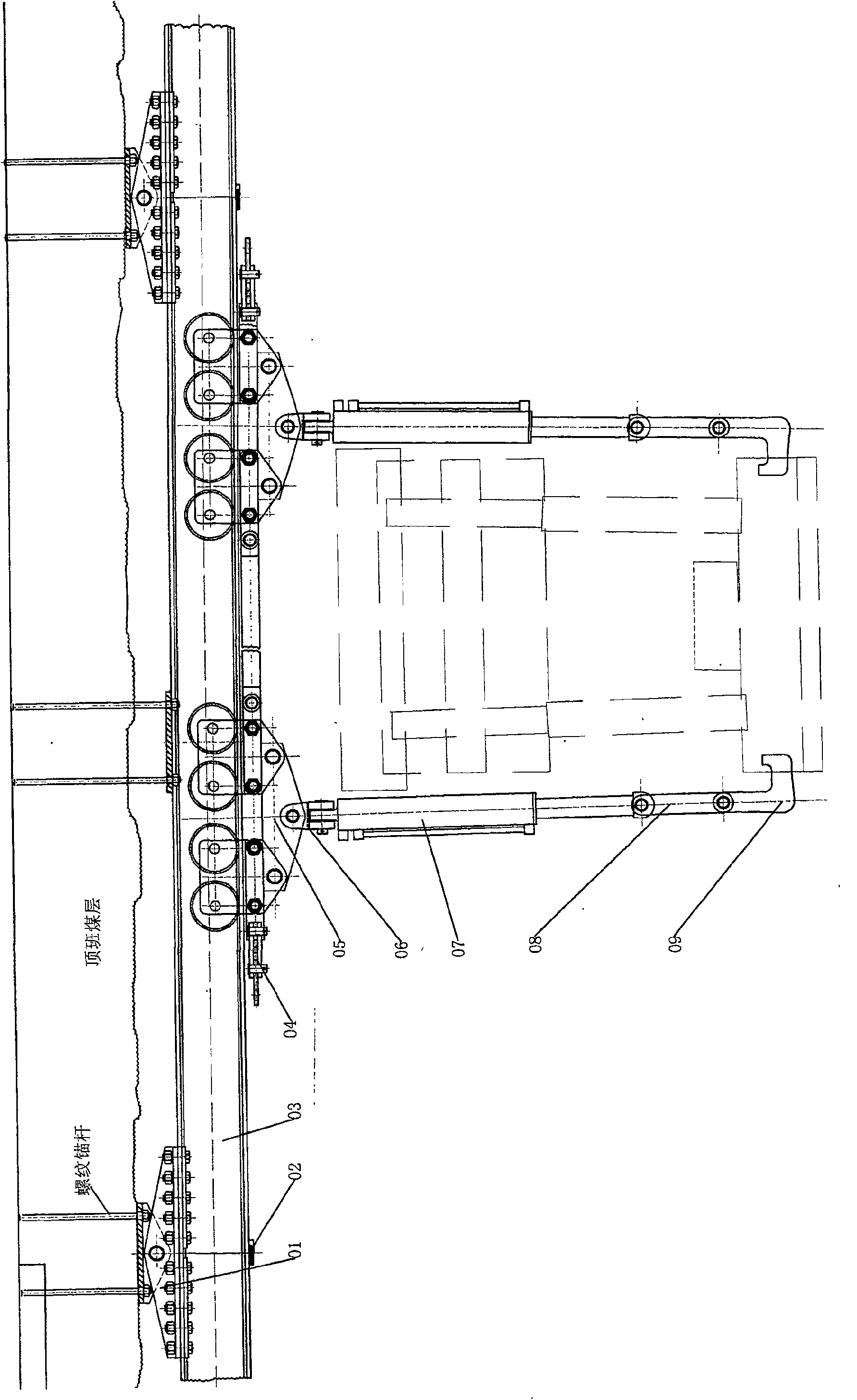 Double-track four-crane conveyor