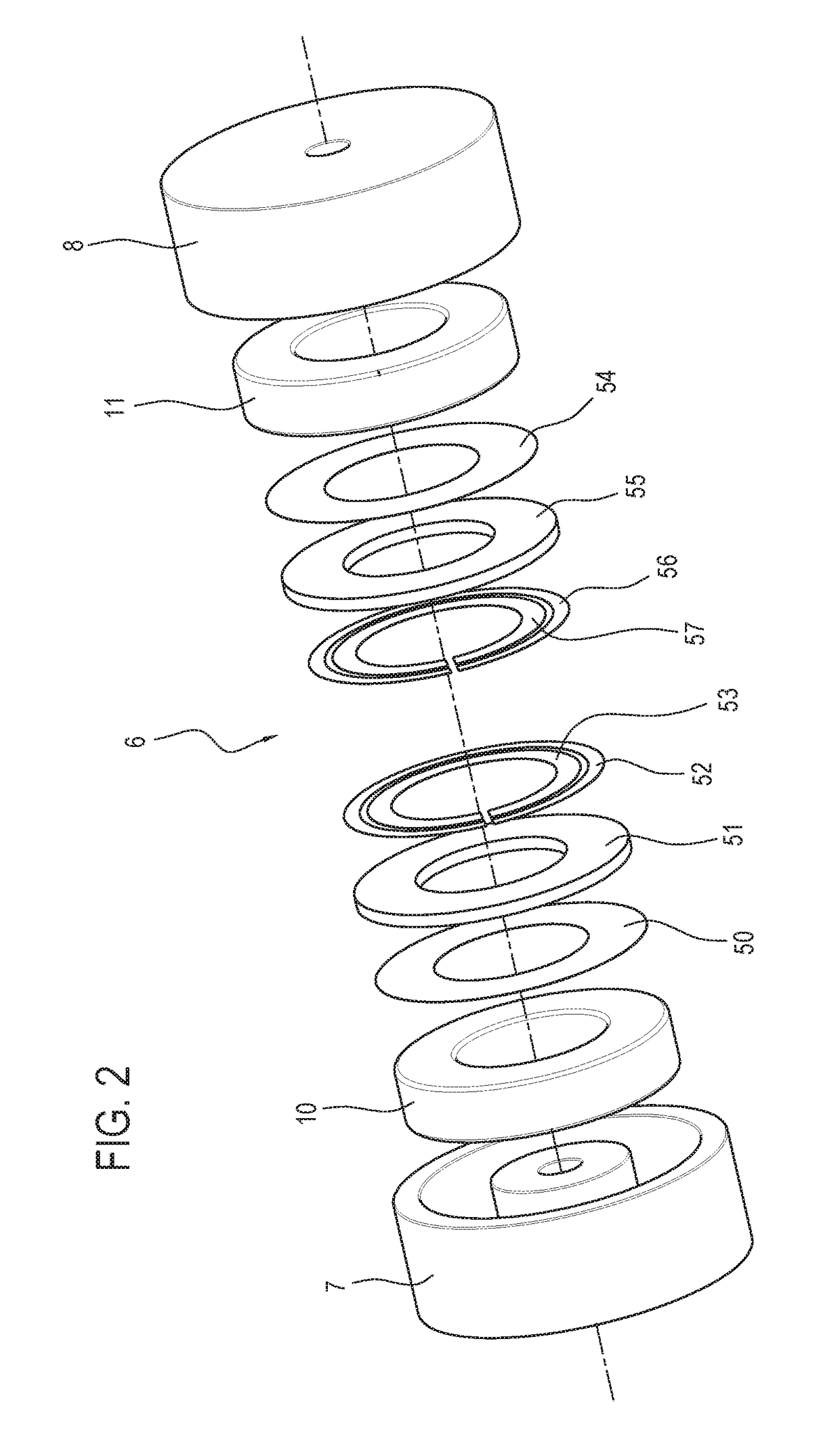 Working unit equipped with a device for contactless electricity transfer and method for contactless electricity transfer in a working unit