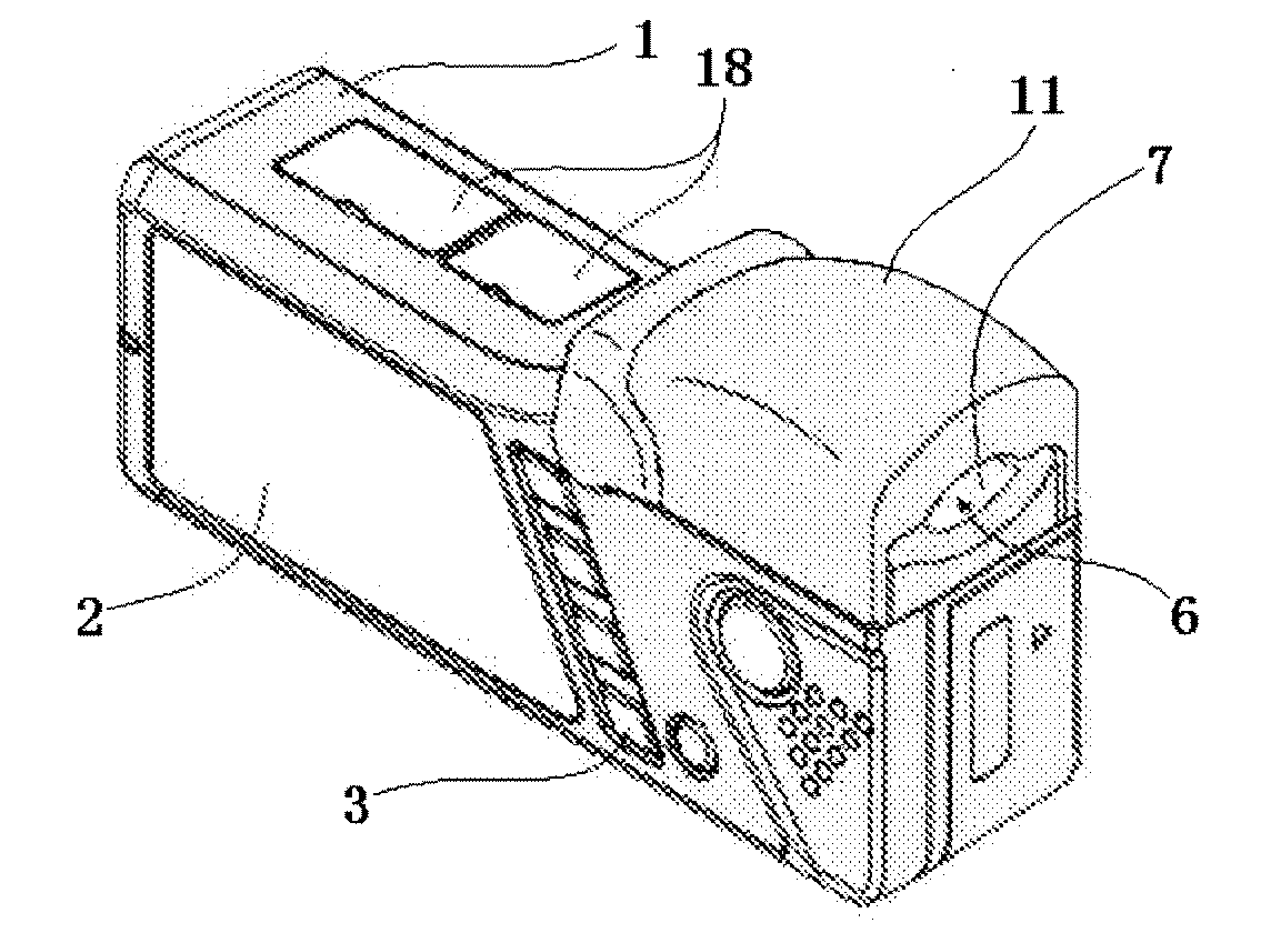 Portable electrocardiograph with a neutral electrode