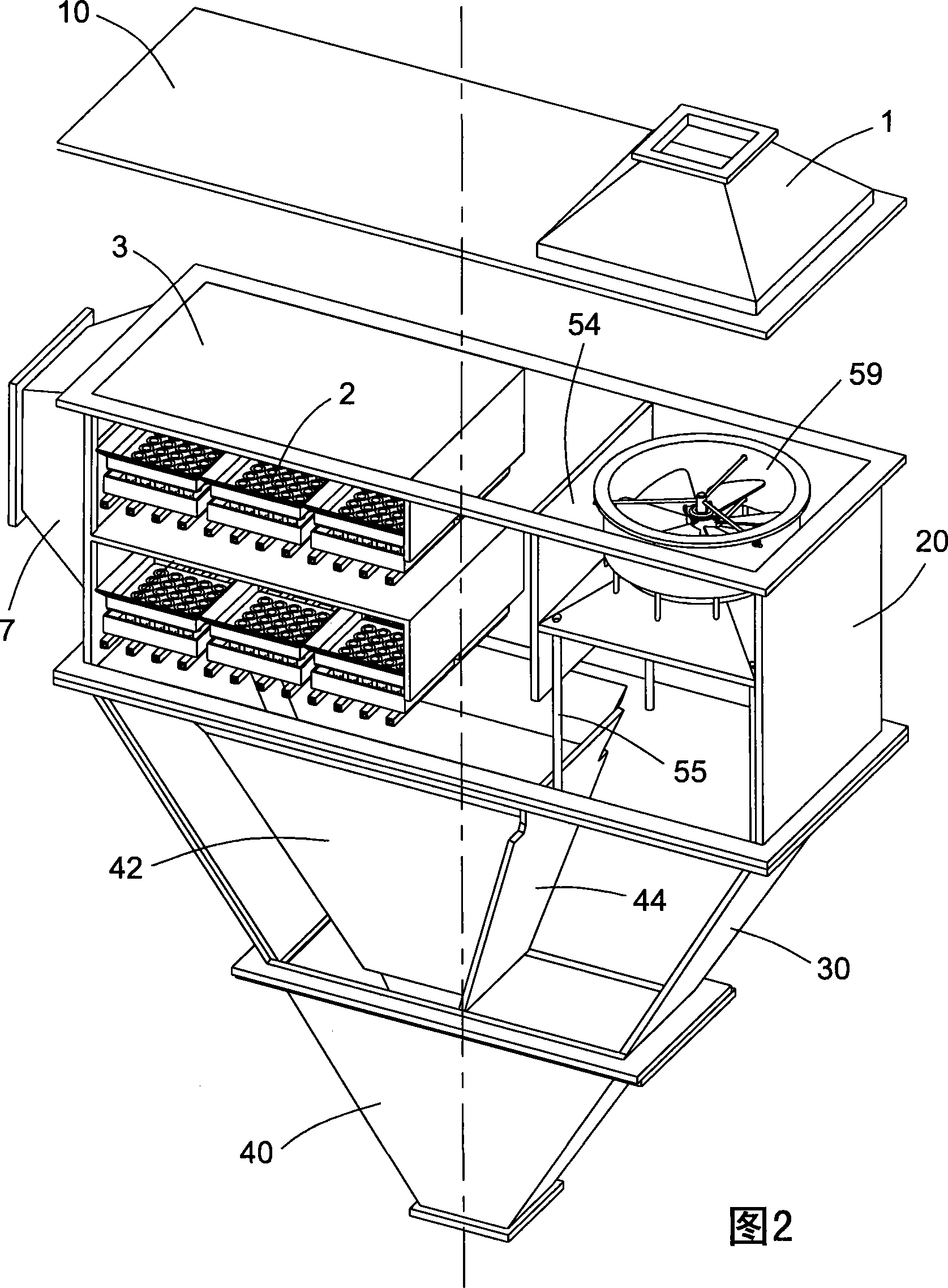 High-efficiency low energy consumption desulfurized dust removing equipment