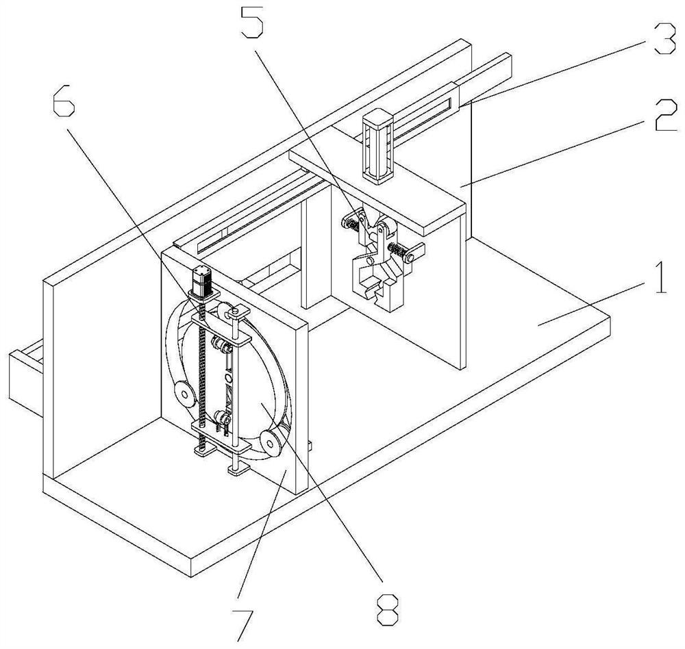 A power supply cable stripping device