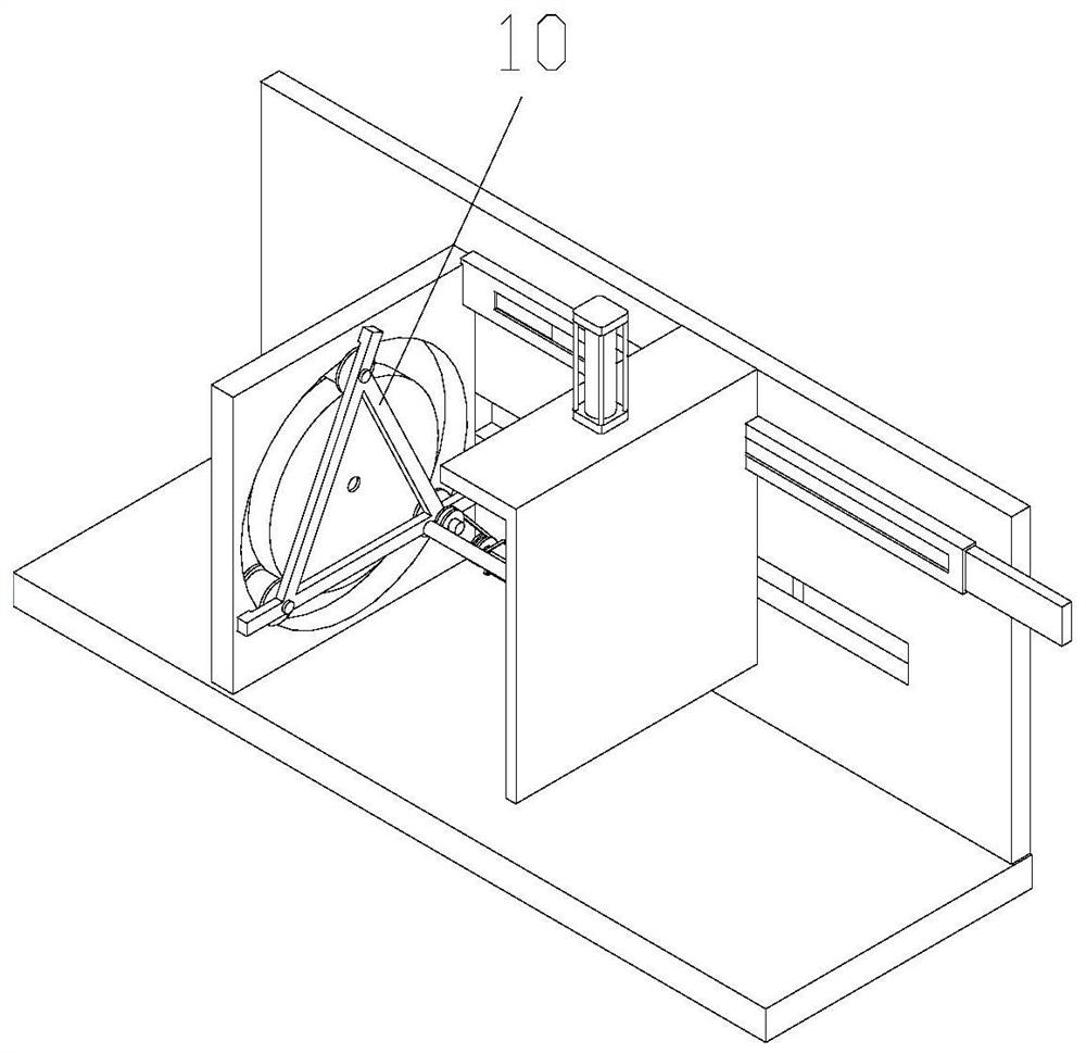 A power supply cable stripping device