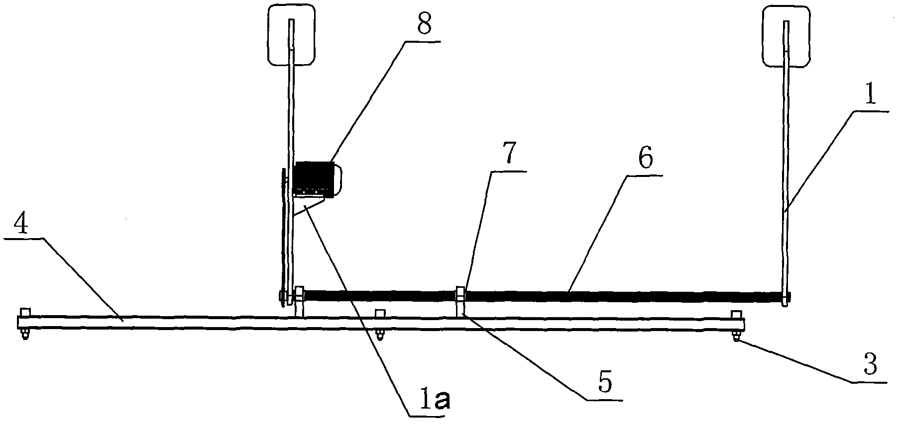 Movable asphalt spreading device and asphalt paver