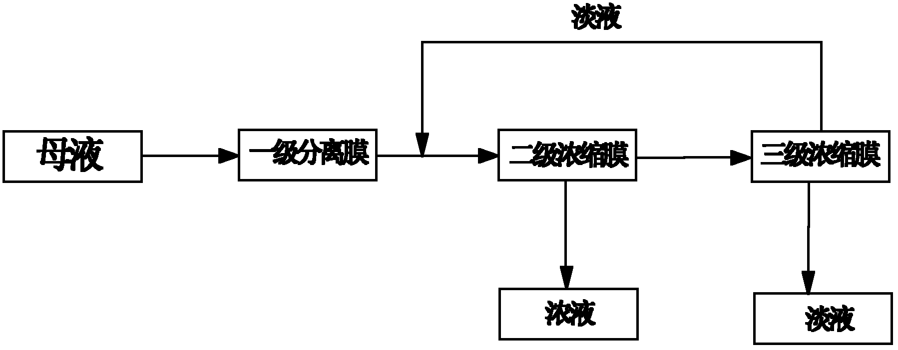 Membrane separation system and purification method for purifying camphorsulfonic acid solution