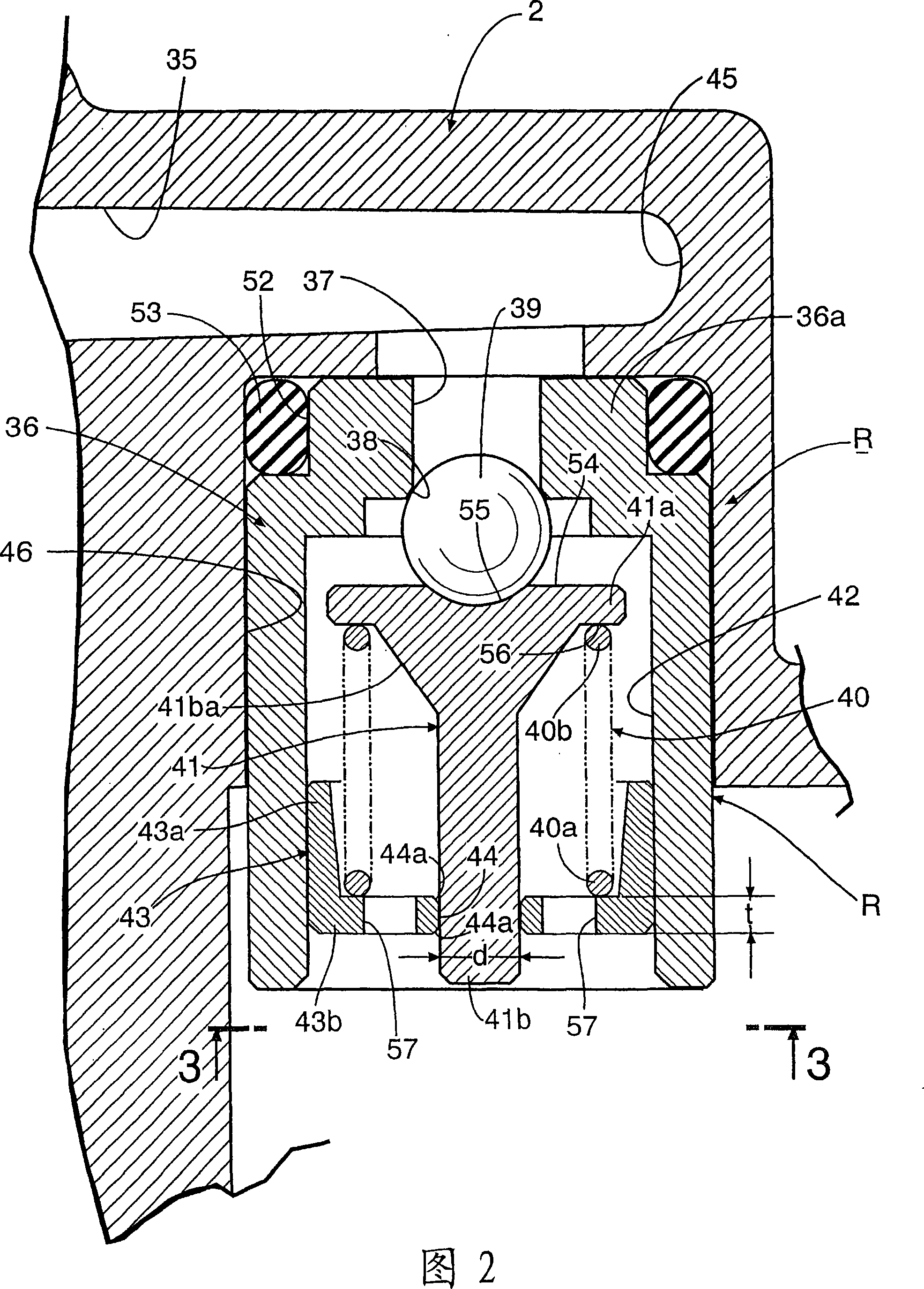 Pressure adjusting valve