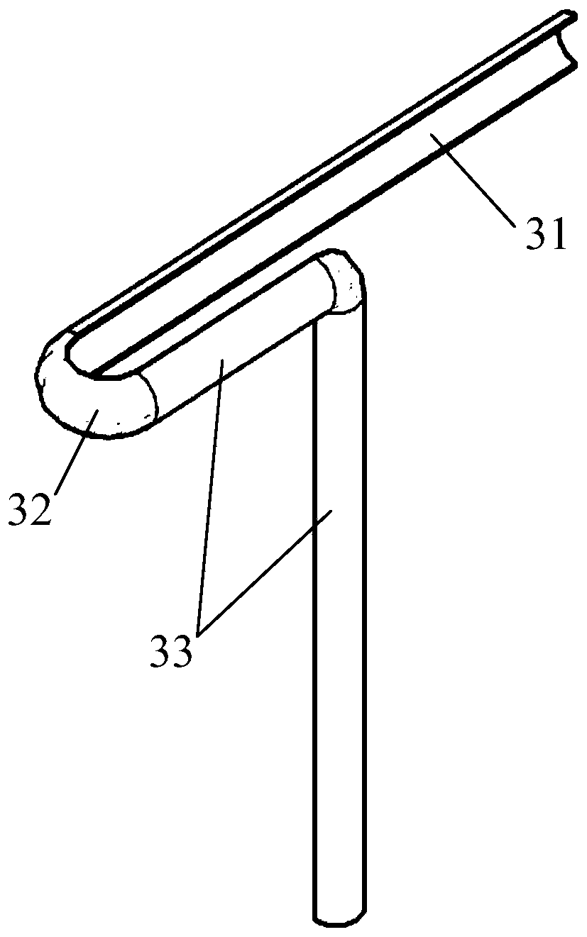 Cable bending device